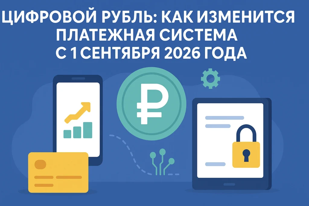 Цифровой рубль: как изменится платежная система с 1 сентября 2026 года